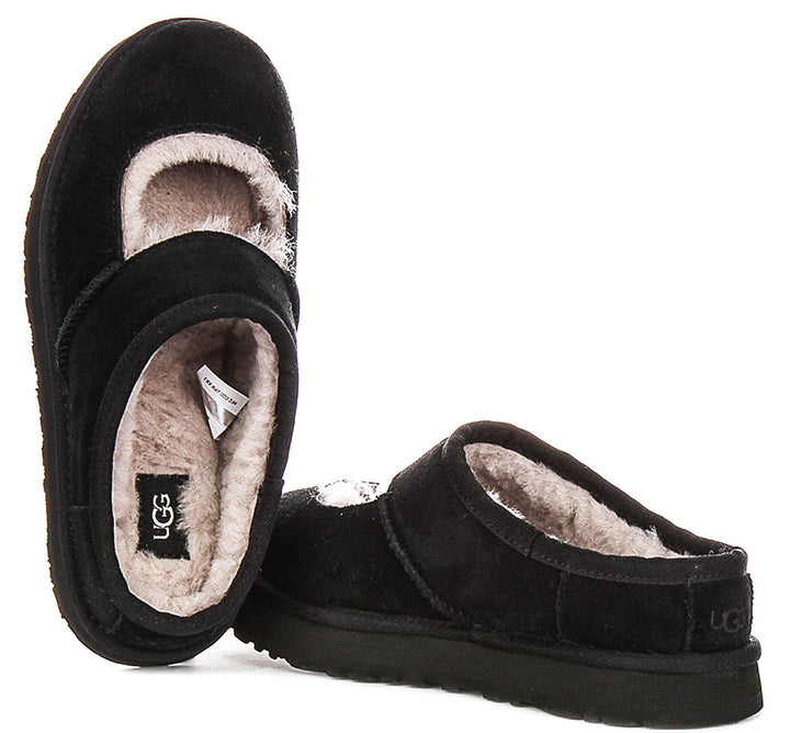 Ugg Australia Kids Bea Mary J In Black For Junior