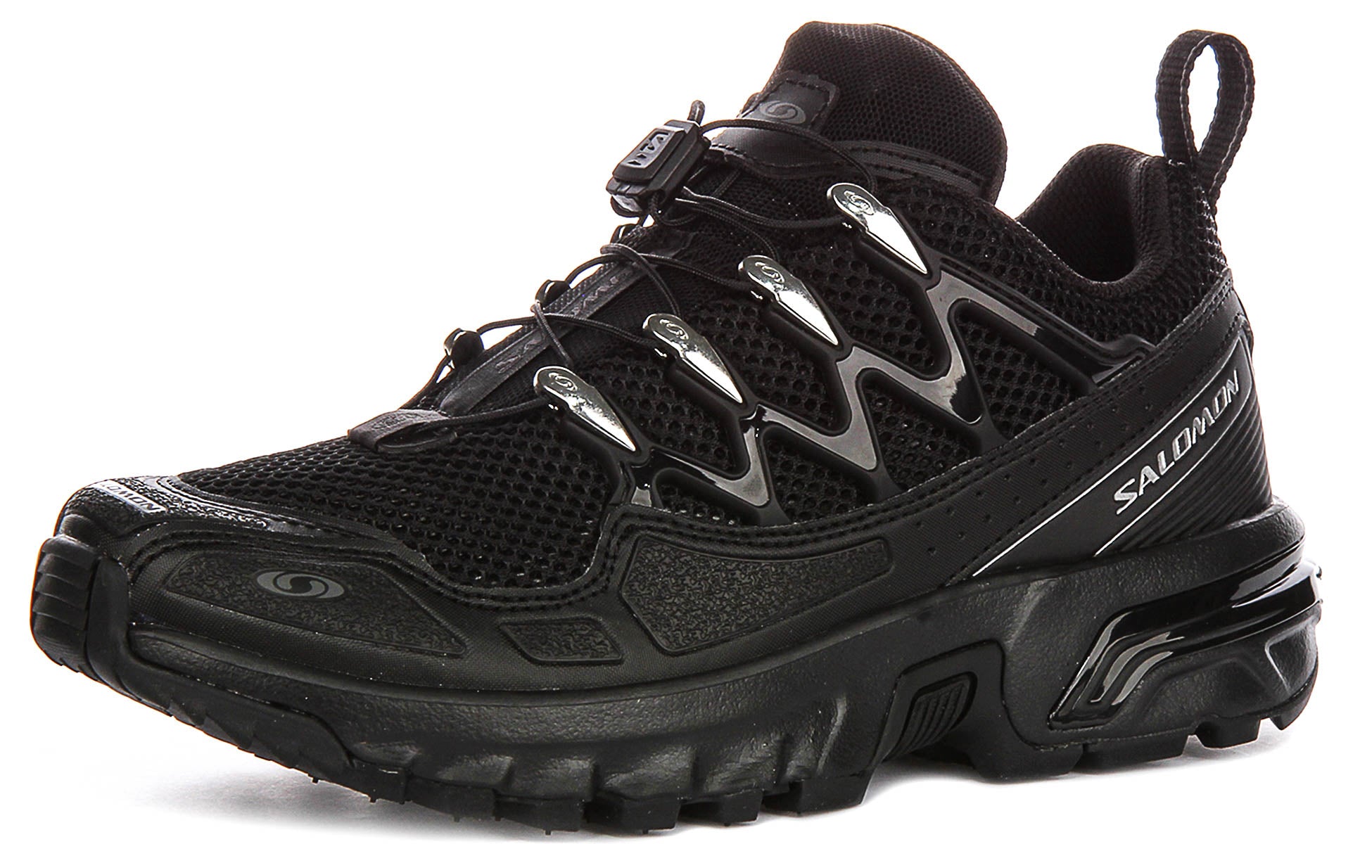 アムロ　42のブラック Salomon ACS OG In Black For Unisex | Speed Lace up Hiking Trainer