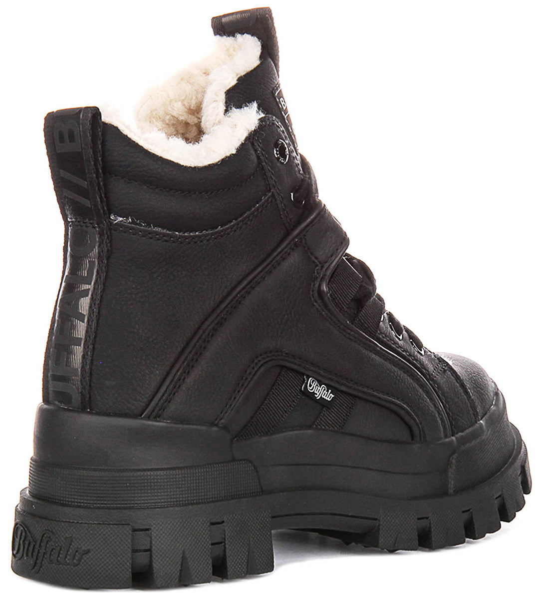 Buffalo Aspha NC Mid Warm In Black For Women