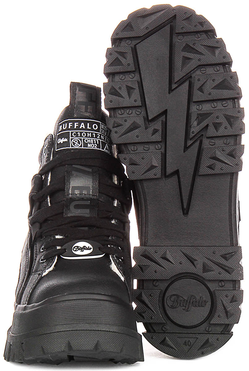 Buffalo Aspha NC Mid Warm In Black For Women