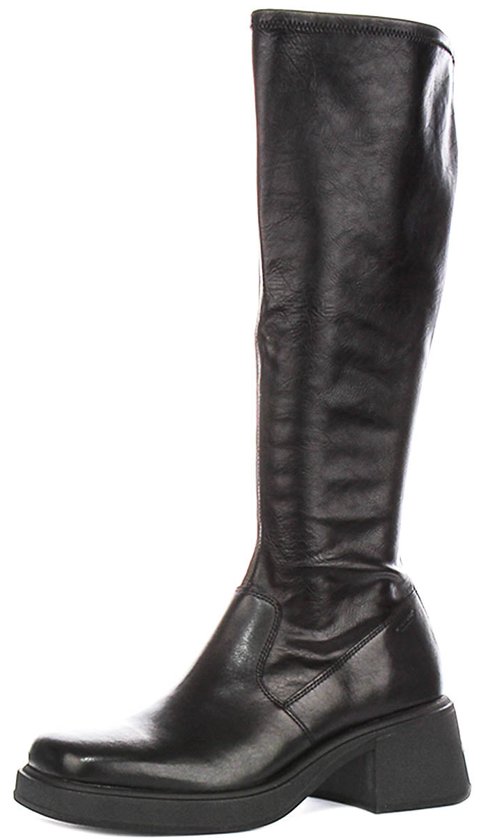 Vagabond Dorah Tall Knee High Stretch In Black For Women