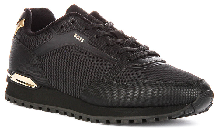 Boss Parkour L Runner In Black Gold For Men