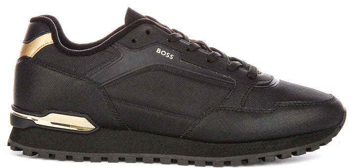 Boss Parkour L Runner In Black Gold For Men