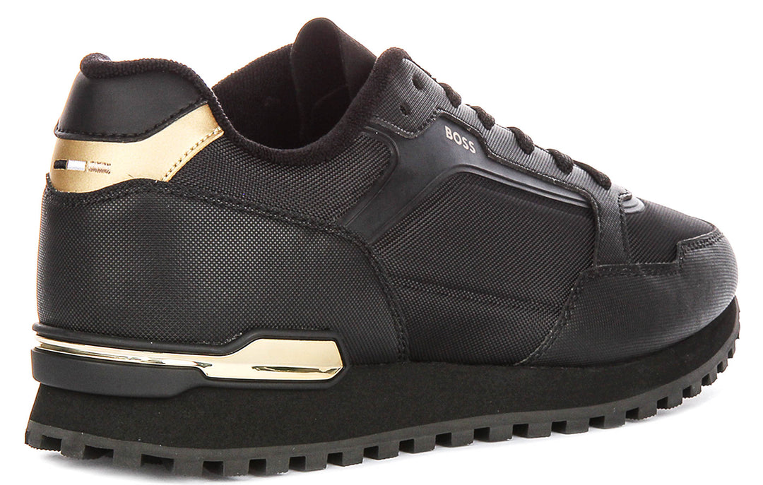 Boss Parkour L Runner In Black Gold For Men
