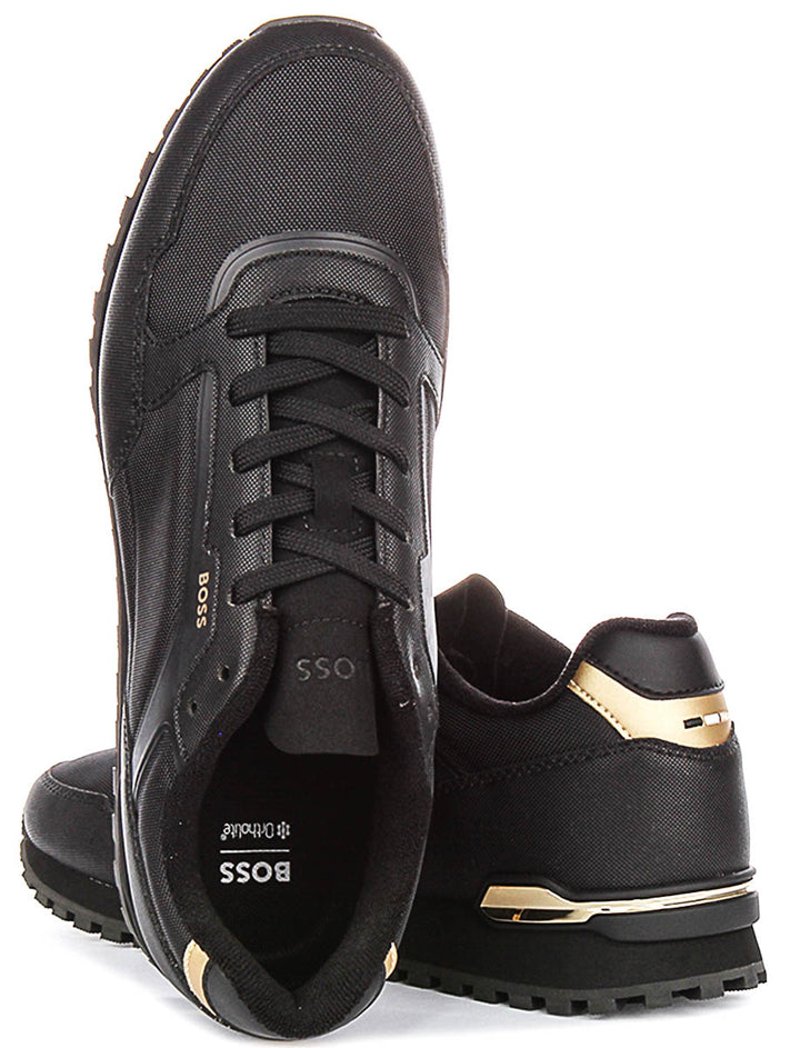 Boss Parkour L Runner In Black Gold For Men