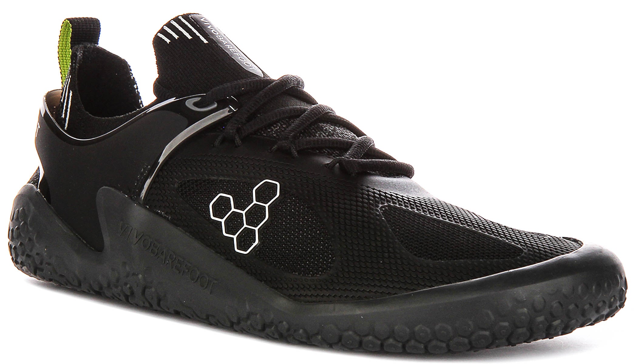 Vivobarefoot Motus Strength In Black For Women | Lace Up Barefoot