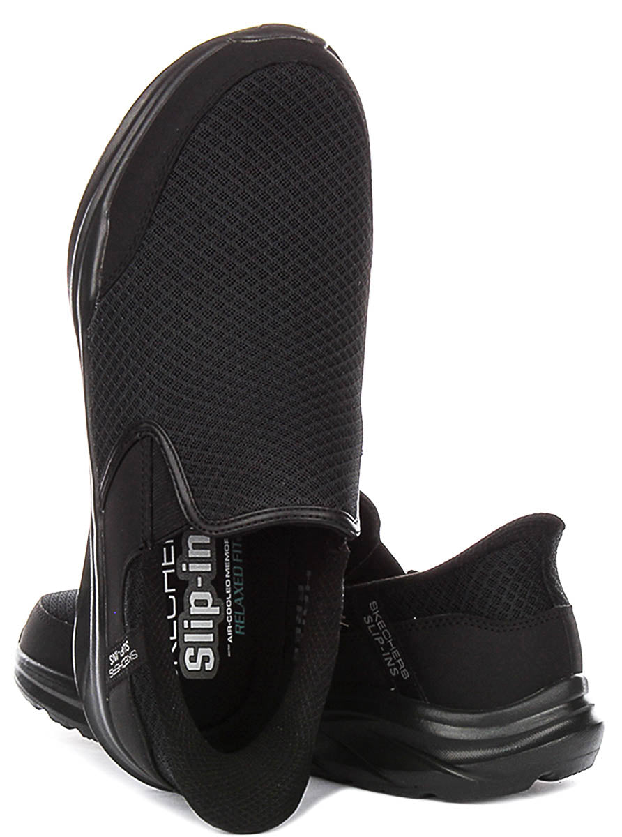 Skechers Equalizer 6.0 In All Black For Men