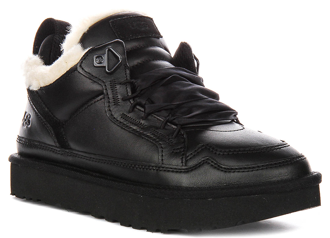 Ugg Australia Lowmel Leather In Black For Women