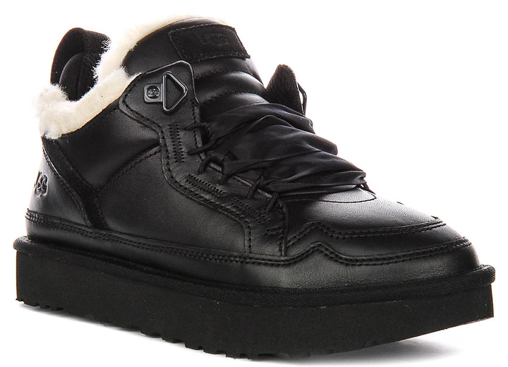 Ugg Australia Lowmel Leather In Black For Women