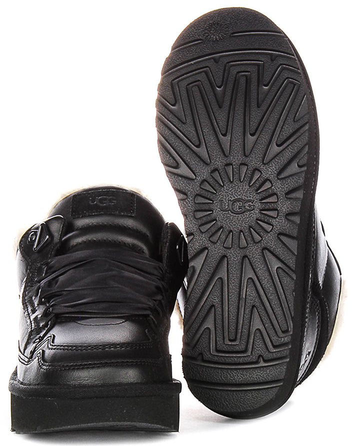 Ugg Australia Lowmel Leather In Black For Women