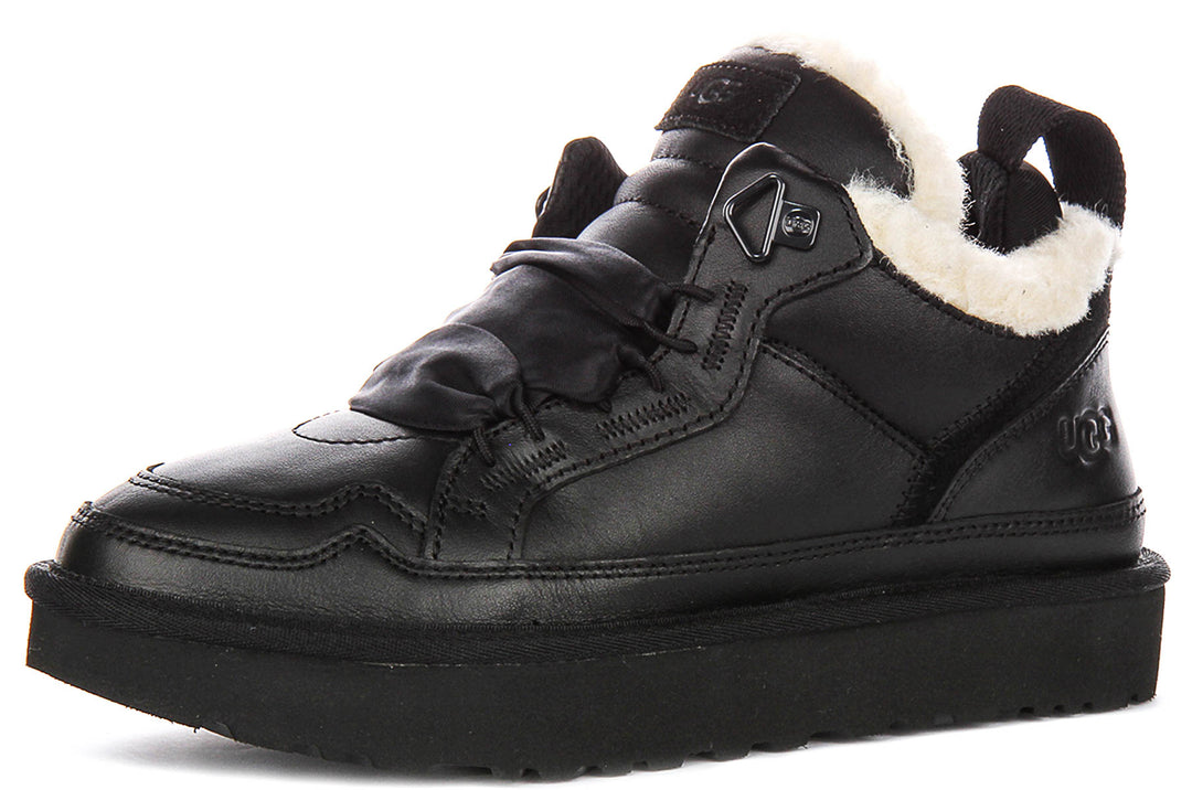 Ugg Australia Lowmel Leather In Black For Women