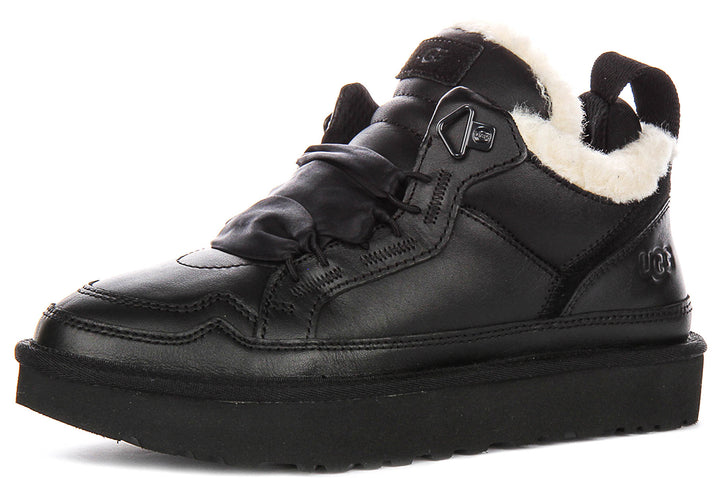 Ugg Australia Lowmel Leather In Black For Women