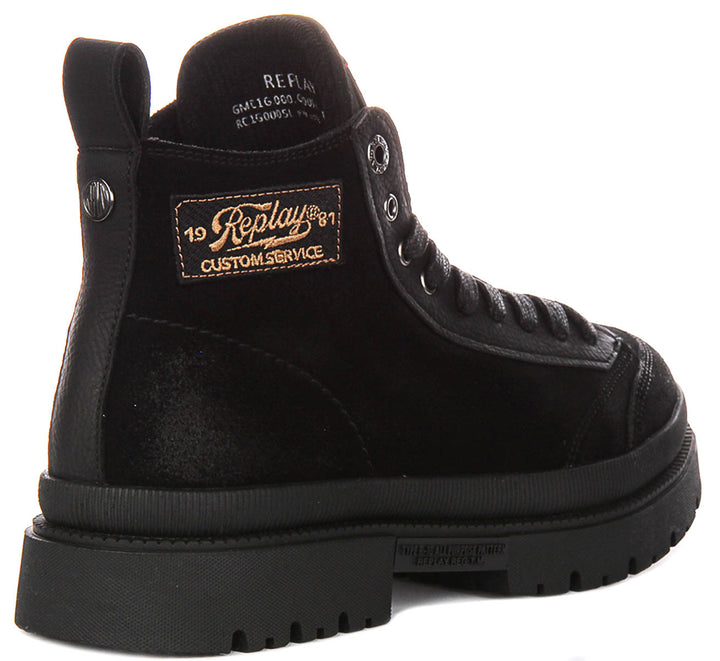 Replay Sandtown Mount2 In Black For Men