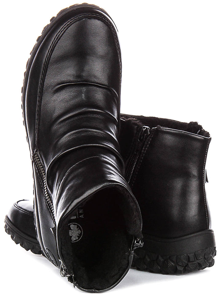 Rieker 59585-01 In Black For Women