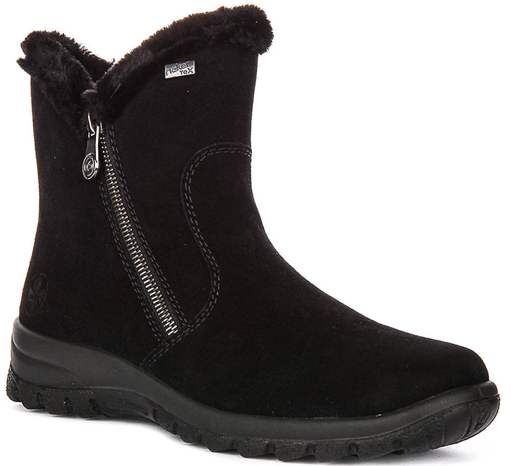 Rieker Warm Boots L7162-00 In Black For Women