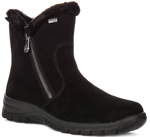 Rieker Warm Boots L7162-00 In Black For Women