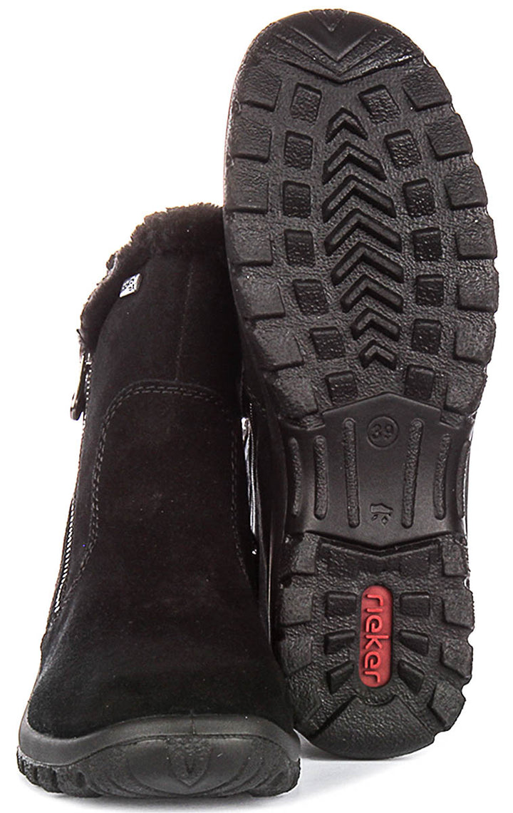 Rieker Warm Boots L7162-00 In Black For Women
