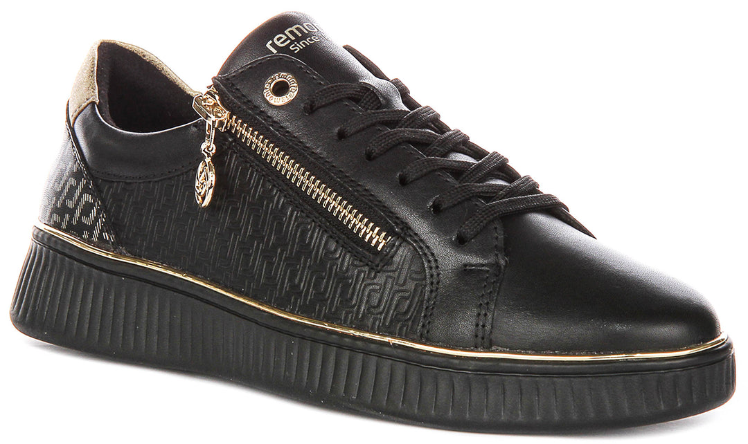 Remonte D2E00-03 In Black Gold For Women