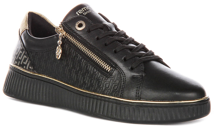 Remonte D2E00-03 In Black Gold For Women