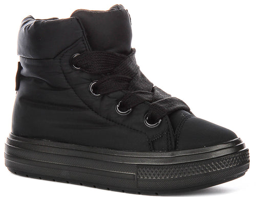 Converse Chuck Taylor All Star Ele Puffed Up A12941C In Black