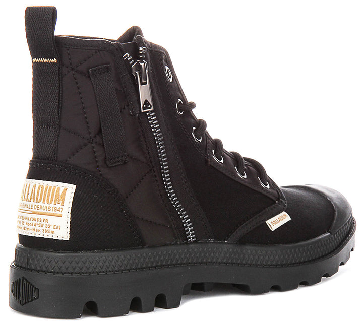 Palladium Pampa Detroit Z In Black Boots