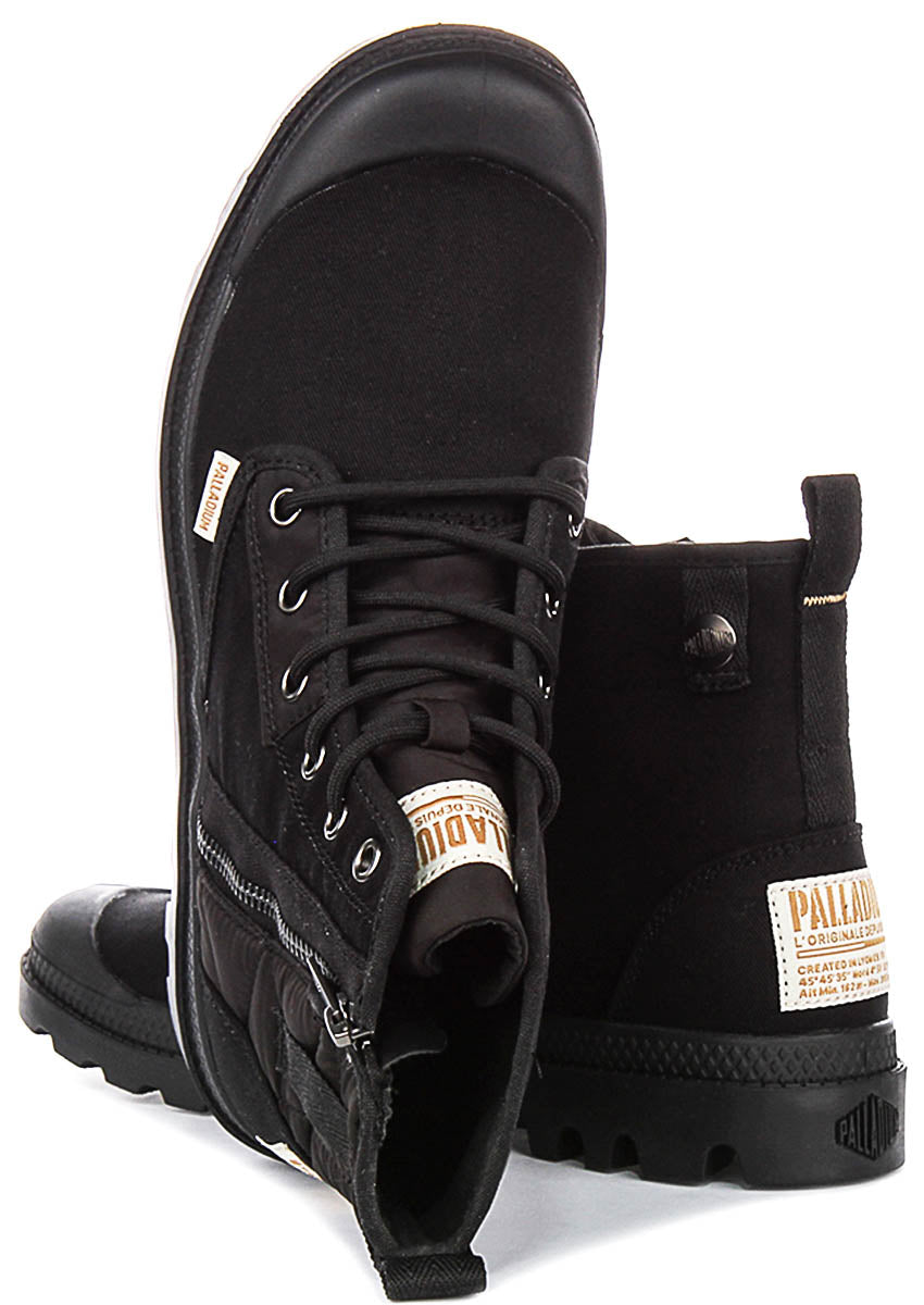 Palladium Pampa Detroit Z In Black Boots