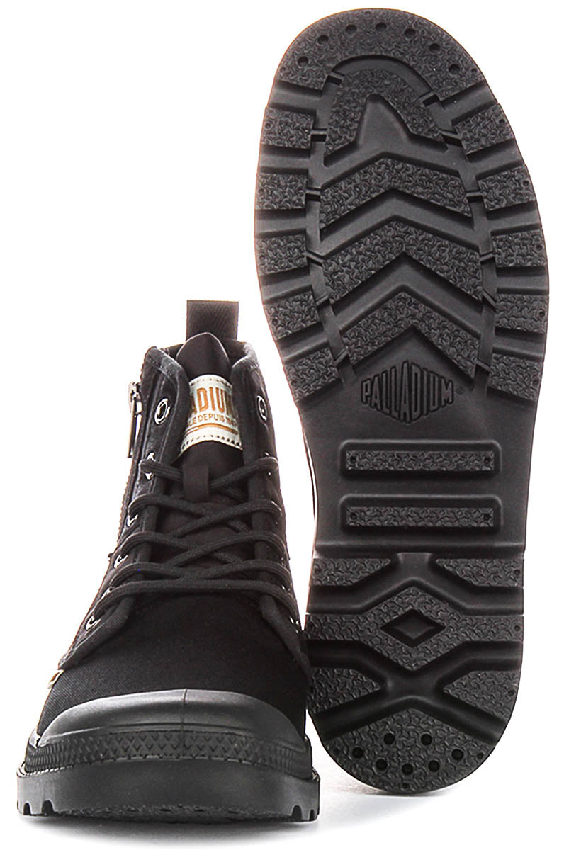 Palladium Pampa Detroit Z In Black Boots