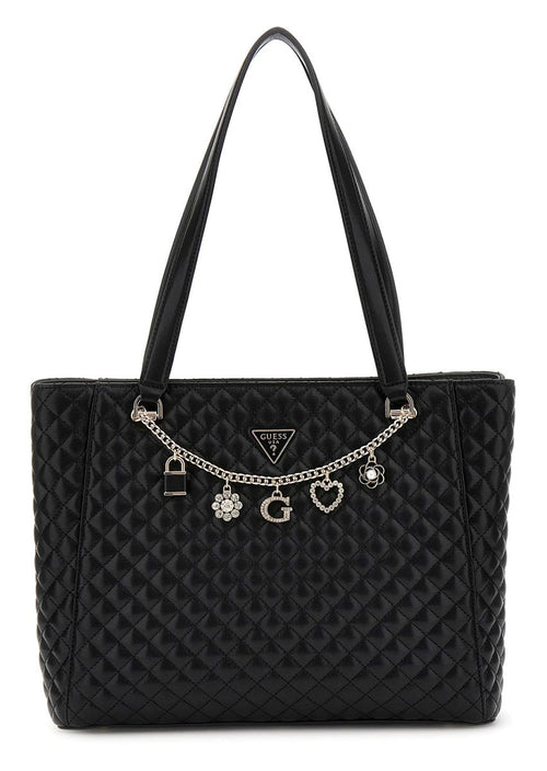 Guess Women Everlee Noel Tote Bag In Black For Women