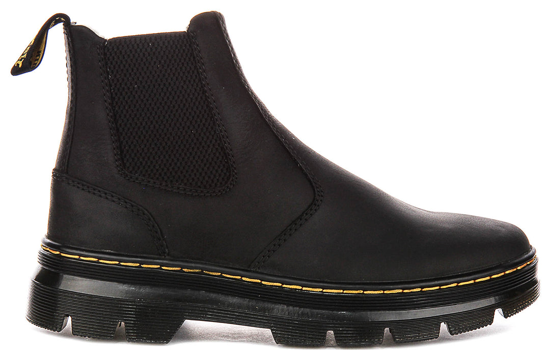 Dr Martens Embury Wool Lined Boots In Black For Women