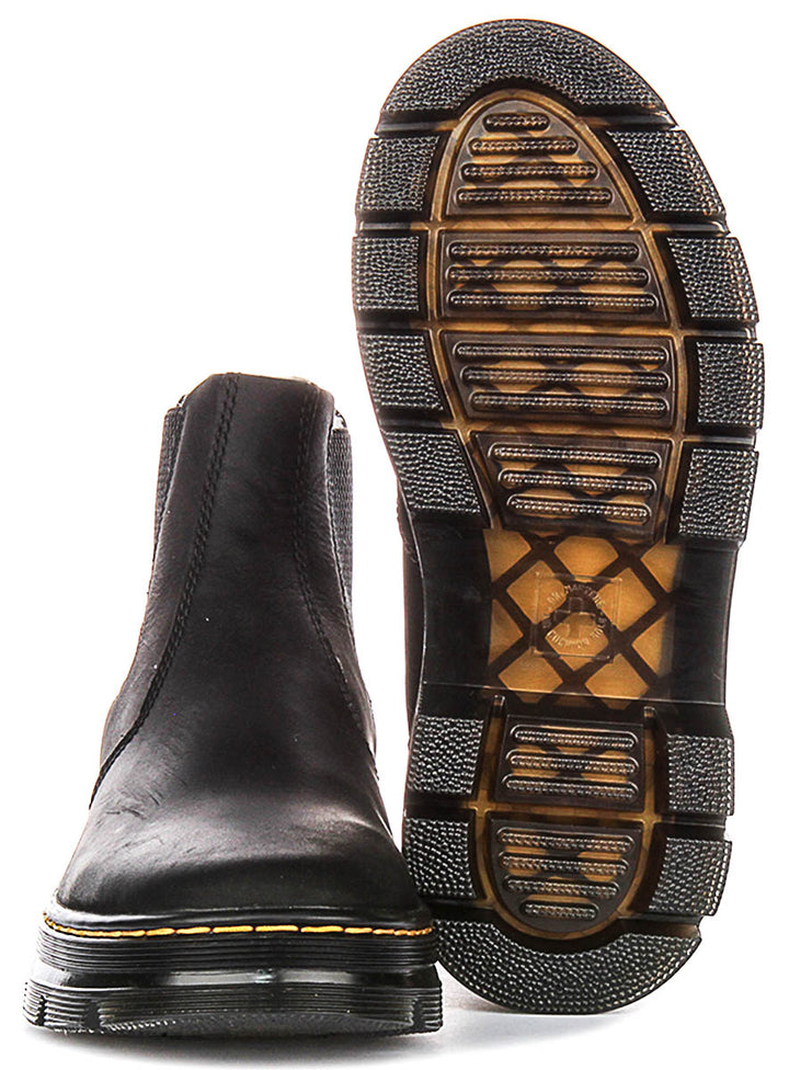 Dr Martens Embury Wool Lined Boots In Black For Women