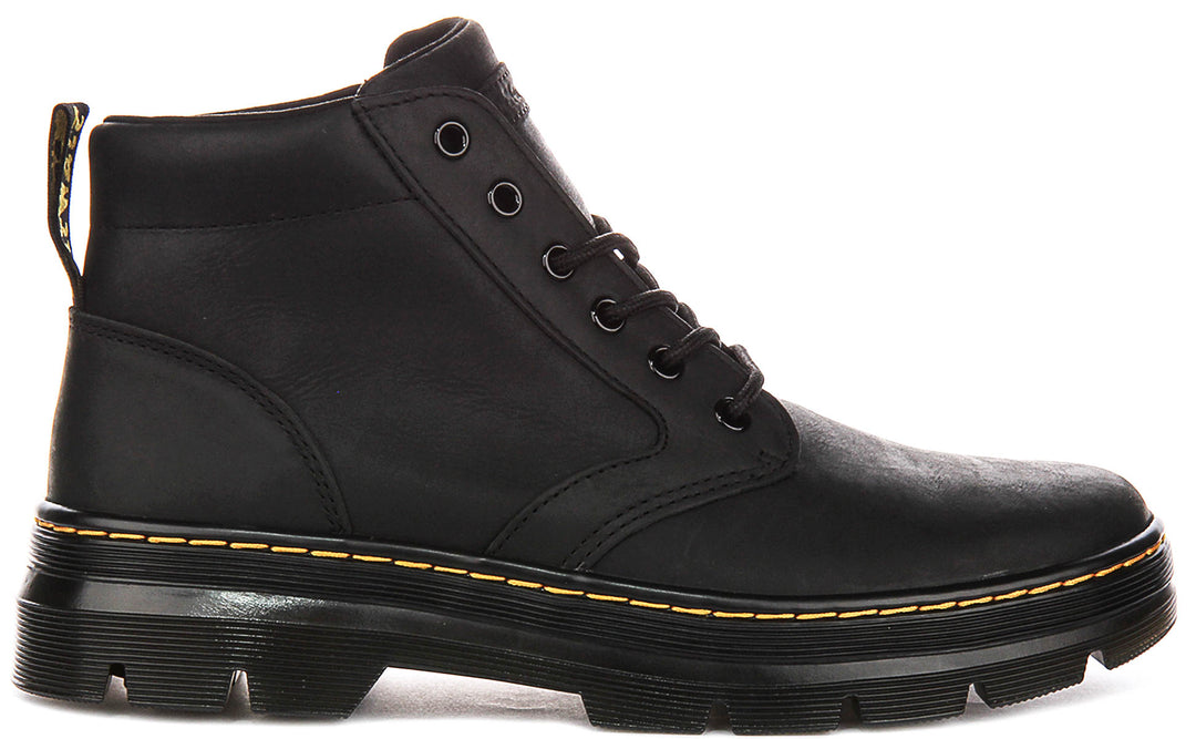 Dr Martens Boony Leather Boots In Black For Men