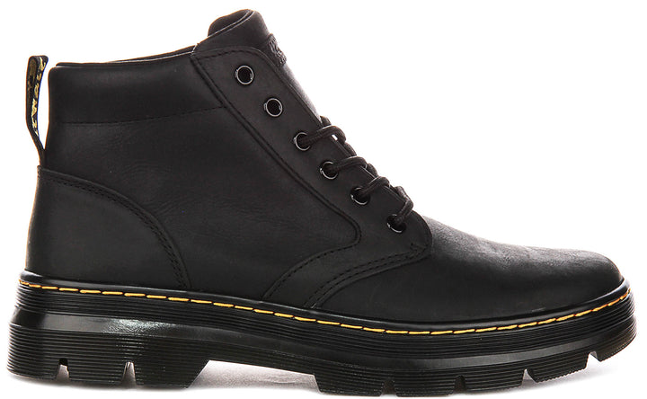 Dr Martens Boony Leather Boots In Black For Men