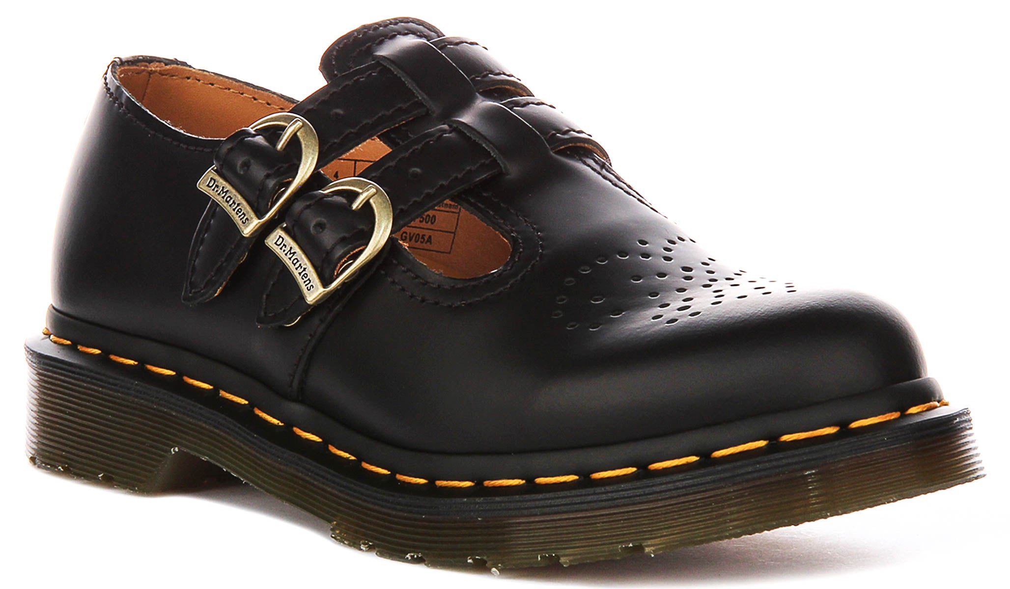 Dr Martens 8065 In Black For Women | Womens Two Buckle Mary Jane