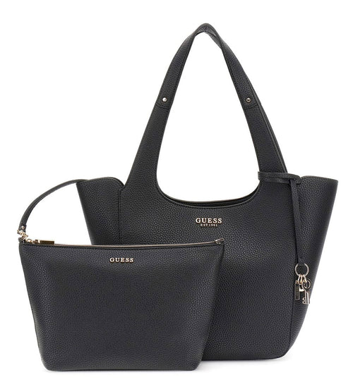 Guess Women Calista 2 In 1 Tote In Black For Women