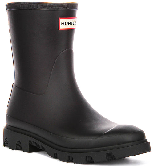 Hunter Downpour Short Boot In Black