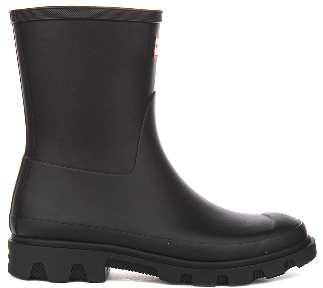 Hunter Downpour Short Boot In Black