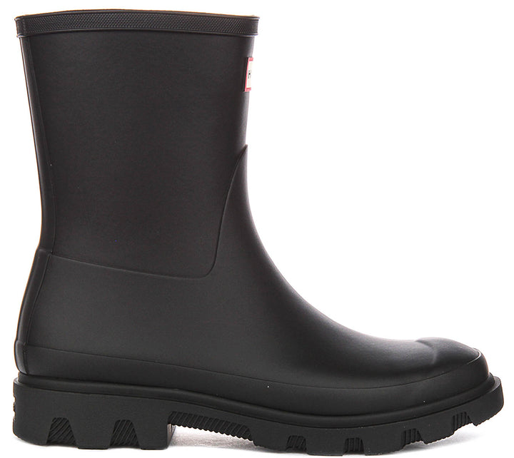 Hunter Downpour Short Boot In Black