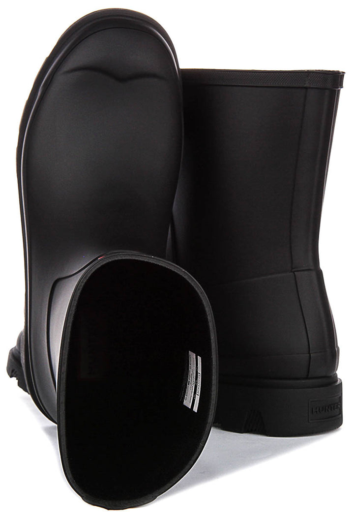 Hunter Downpour Short Boot In Black