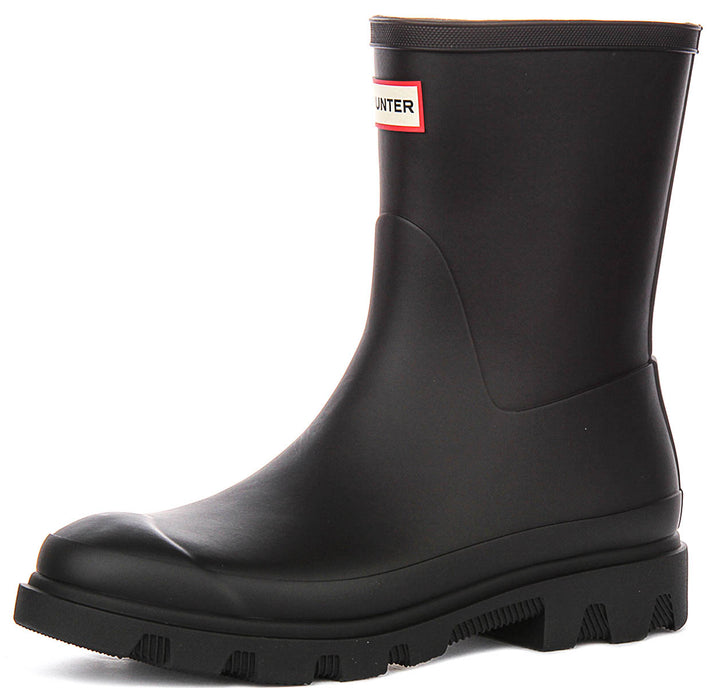 Hunter Downpour Short Boot In Black