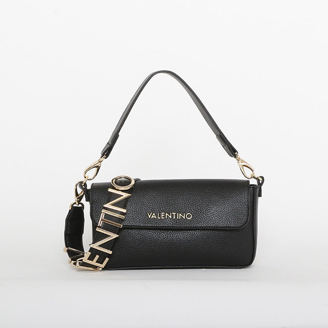 Valentino Alexia Flap Bag In Black For Women