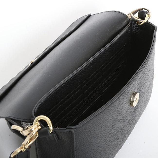 Valentino Alexia Flap Bag In Black For Women