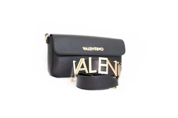 Valentino Alexia Flap Bag In Black For Women