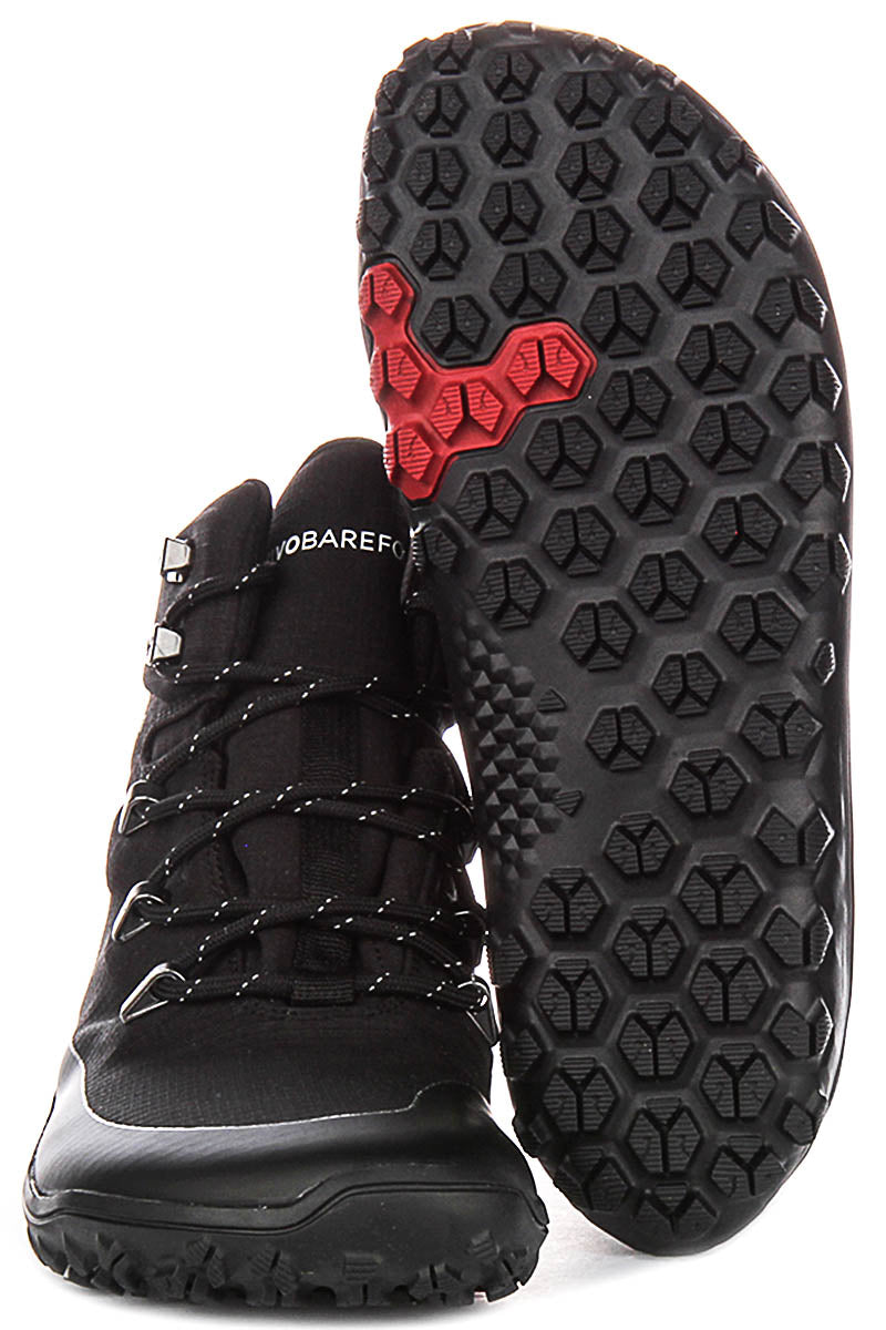 Vivobarefoot Tracker Textile In Black For Men