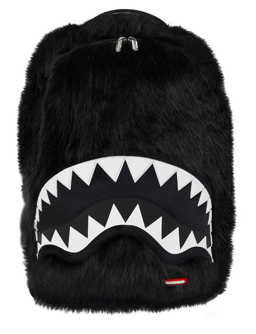 Sprayground Furry Cray Black Backpack In Black
