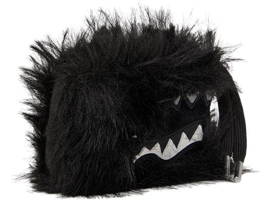 Sprayground Fur Cray Black Wallet In Black
