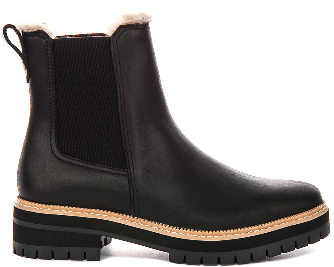 Toms Bennet Chelsea Boot In Black For Women