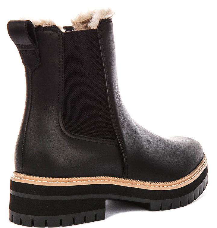 Toms Bennet Chelsea Boot In Black For Women