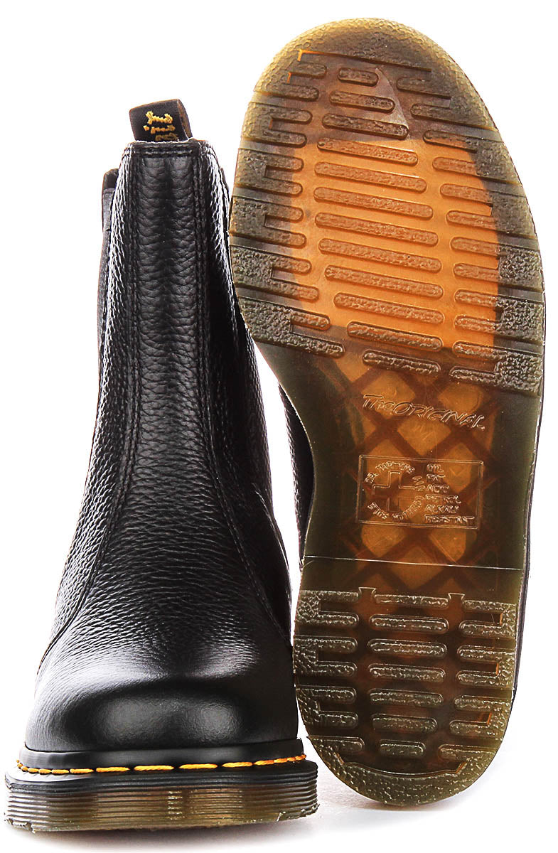Dr Martens 2976 Hi Chelsea In Black For Women