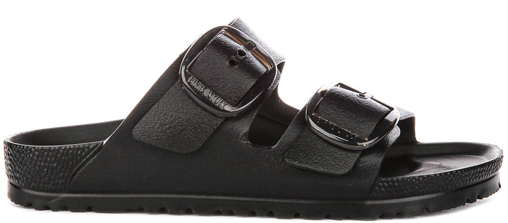 Birkenstock Arizona Eva Big Buckle In Black | Narrow Fit