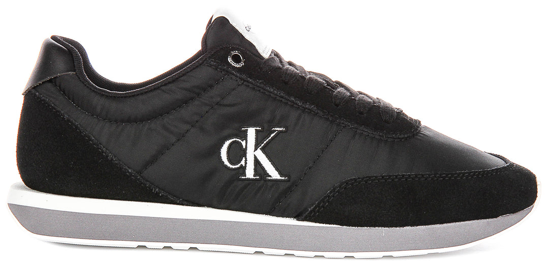Calvin Klein Jeans Retro Runner In Black For Men